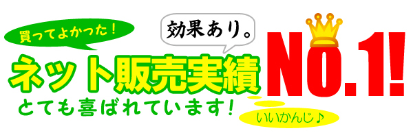 ネット販売実績ナンバーワン